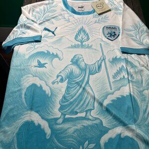 ISRAEL National Team Blue JERSEY Sz Men's M,L,XL or 2XL NWT by Puma